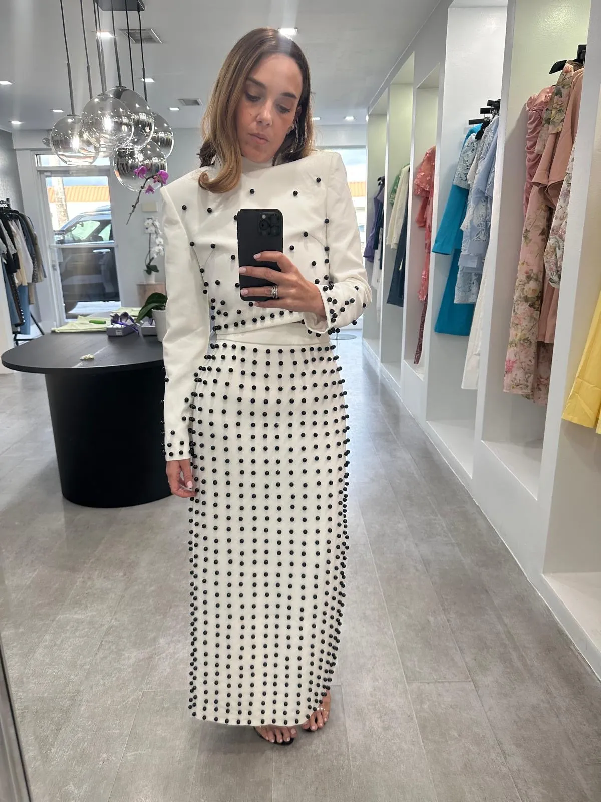 CHIC PEARL DOT SET