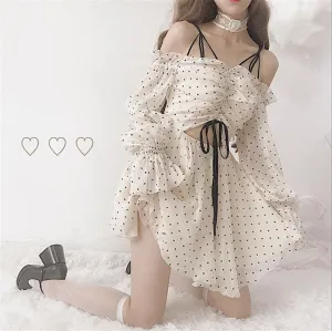 “CHIC POLKA DOT” DRESS W042602