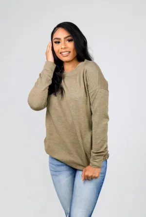 Chloe Tunic Top (Olive)