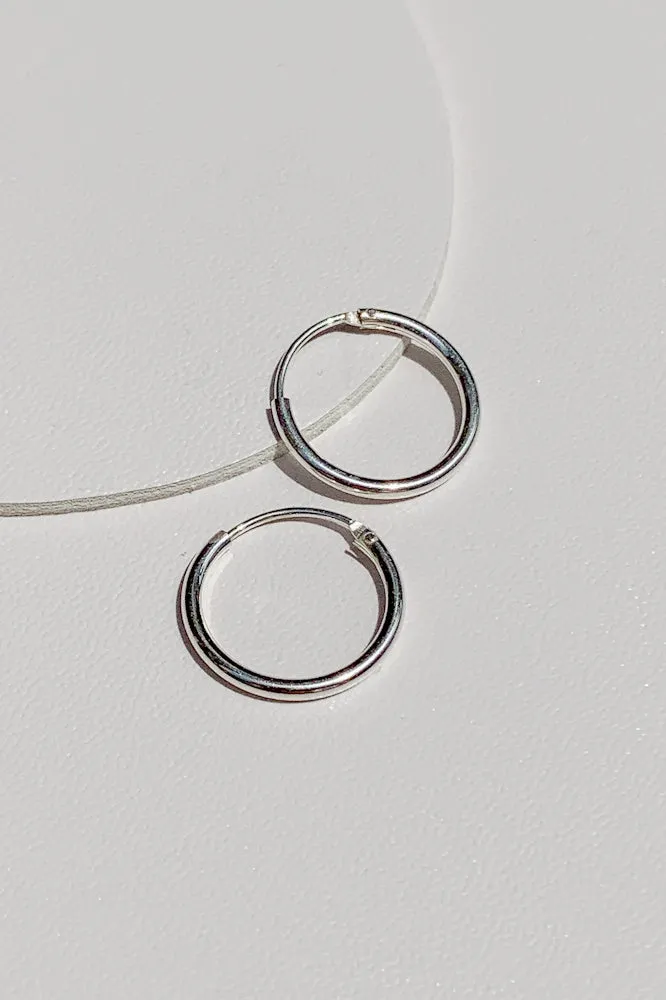 Classic Hoops (925 Silver)
