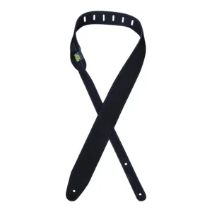 Colonial Leather - Double Suede Guitar Strap - Black