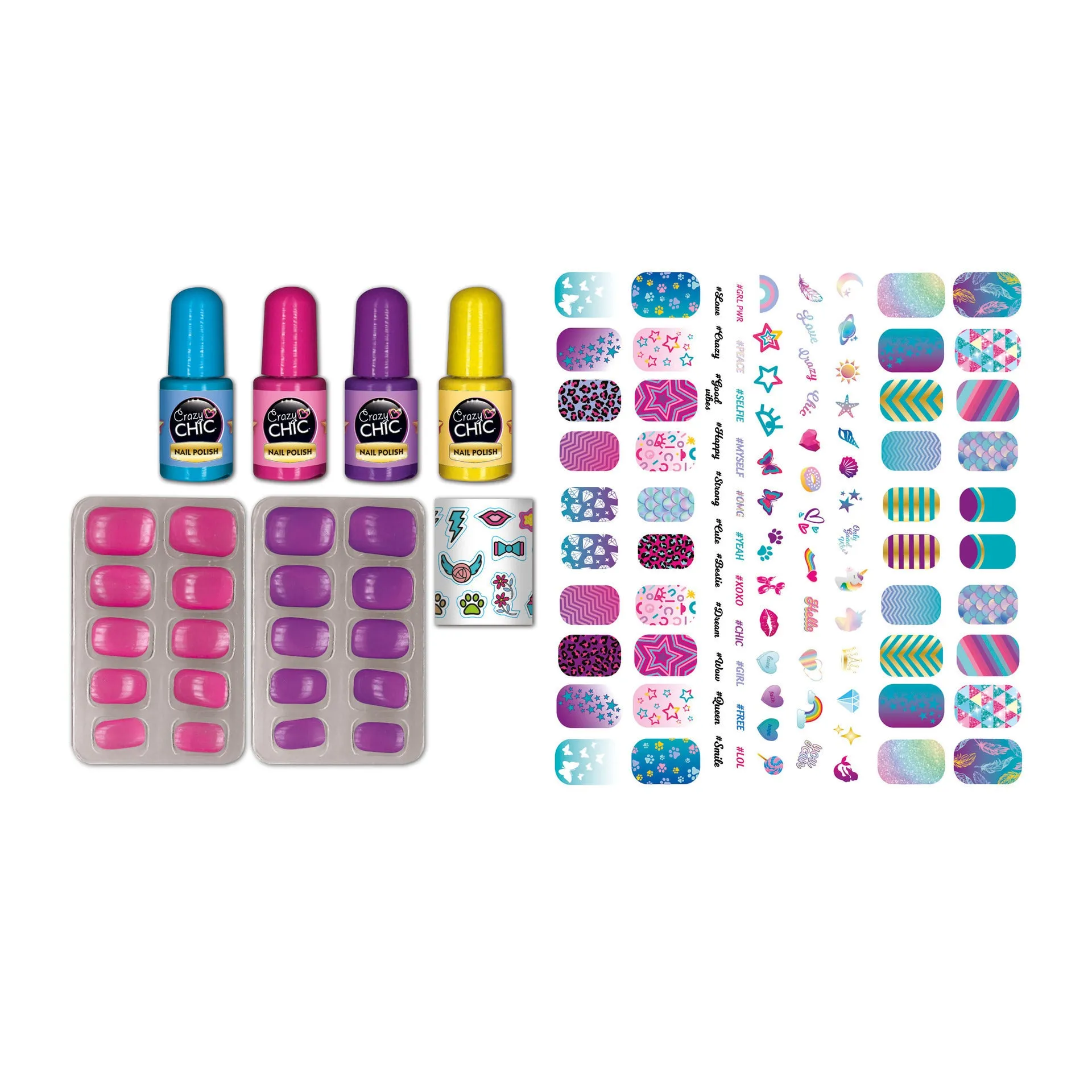 Crazy Chic - Fluo Nails Art
