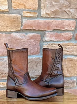 Cuadra Maple Deer Laser & Woven Round Toe Boots CU568