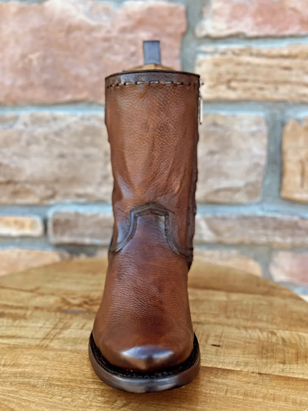 Cuadra Maple Deer Laser & Woven Round Toe Boots CU568