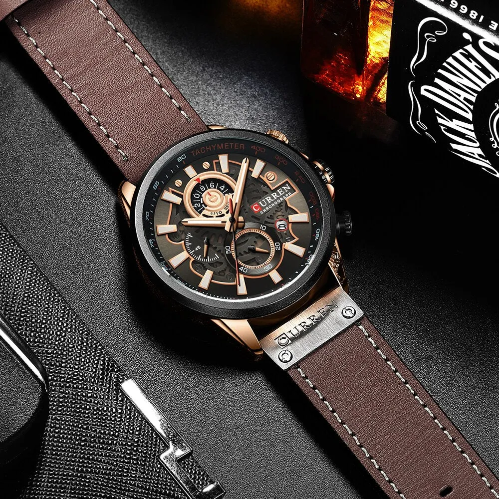 Curren 8380 Stylish Stainless Steel Watch | Curren 63