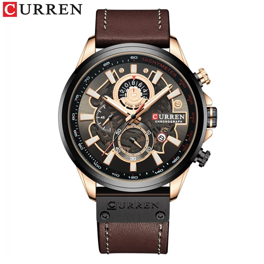 Curren 8380 Stylish Stainless Steel Watch | Curren 63