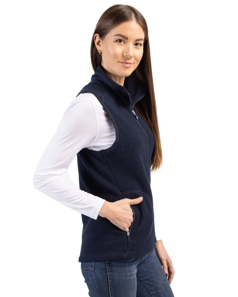 Cutter & Buck Cascade Eco Sherpa Fleece Womens Vest
