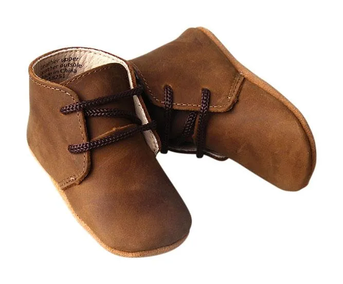 Dark Brown - Classic Boots - US Size 2-4 - Soft Sole