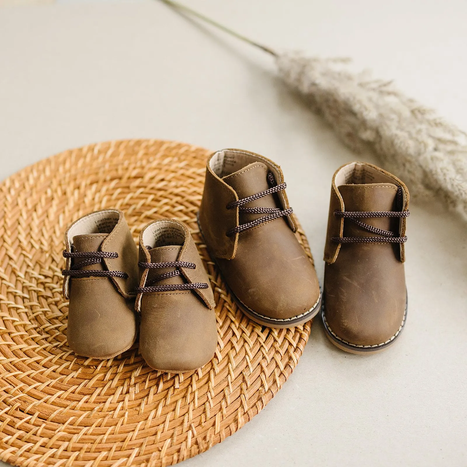 Dark Brown - Classic Boots - US Size 2-4 - Soft Sole