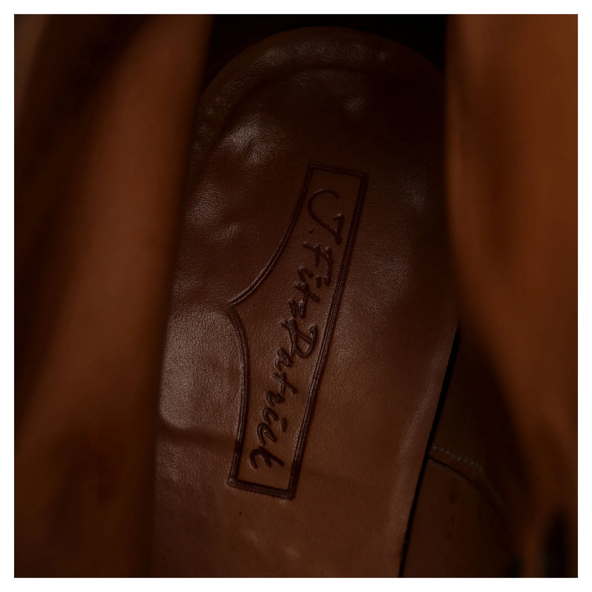 'David' Brown Museum Leather / Suede Balmoral Boot UK 9 E