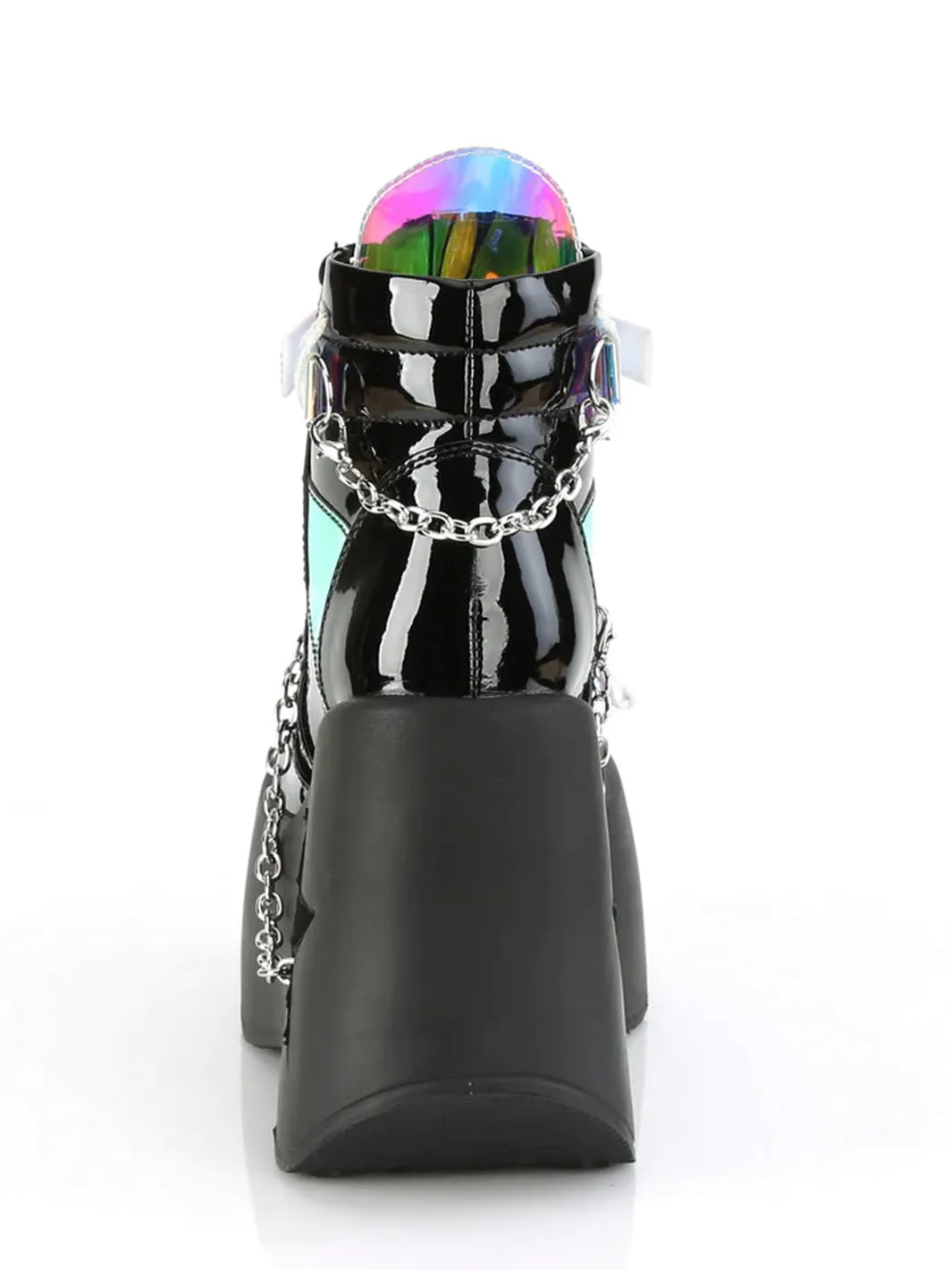 DEMONIA DYNAMITE-101 - BLACK PATENT MIRROR ✰ PRE ORDER ✰