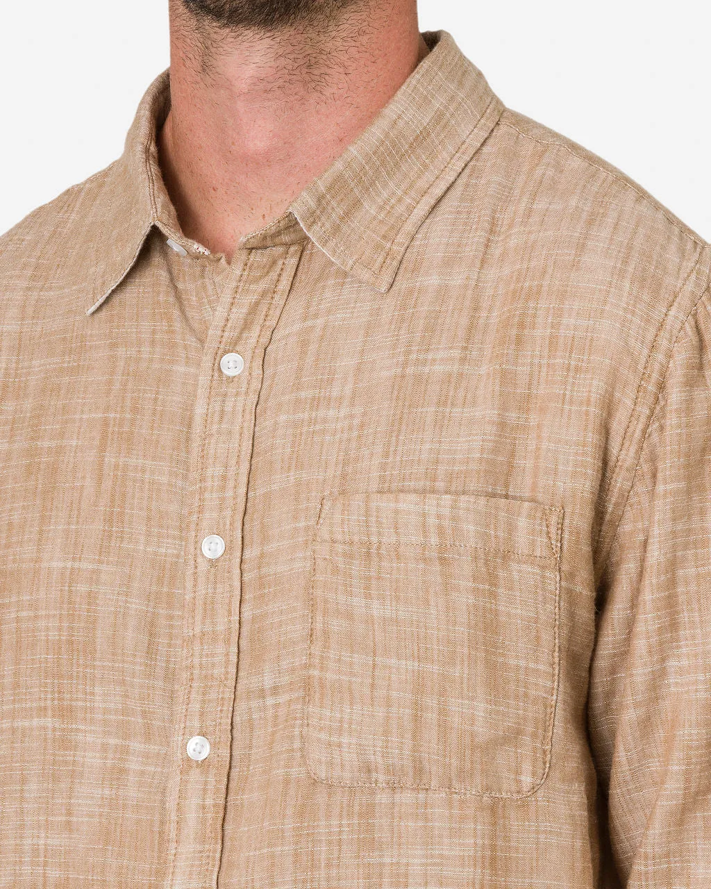Double Gauze - Long Sleeve - Camel