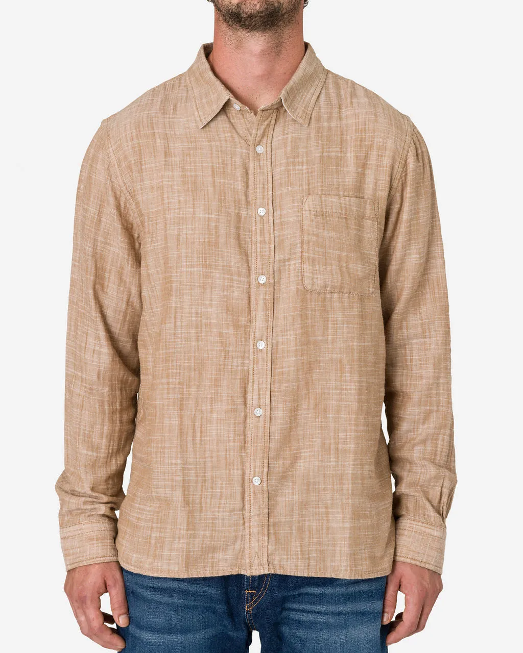 Double Gauze - Long Sleeve - Camel