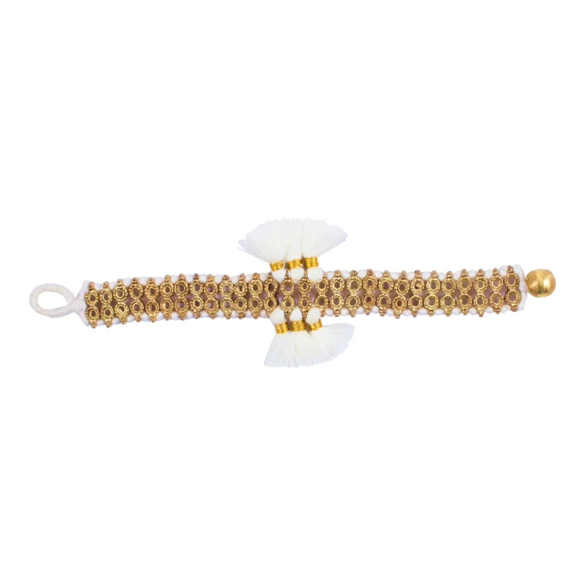 Double Trio Tassel Bracelet - Handmade in Egypt (Two Colors)