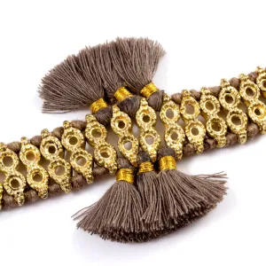 Double Trio Tassel Bracelet - Handmade in Egypt (Two Colors)
