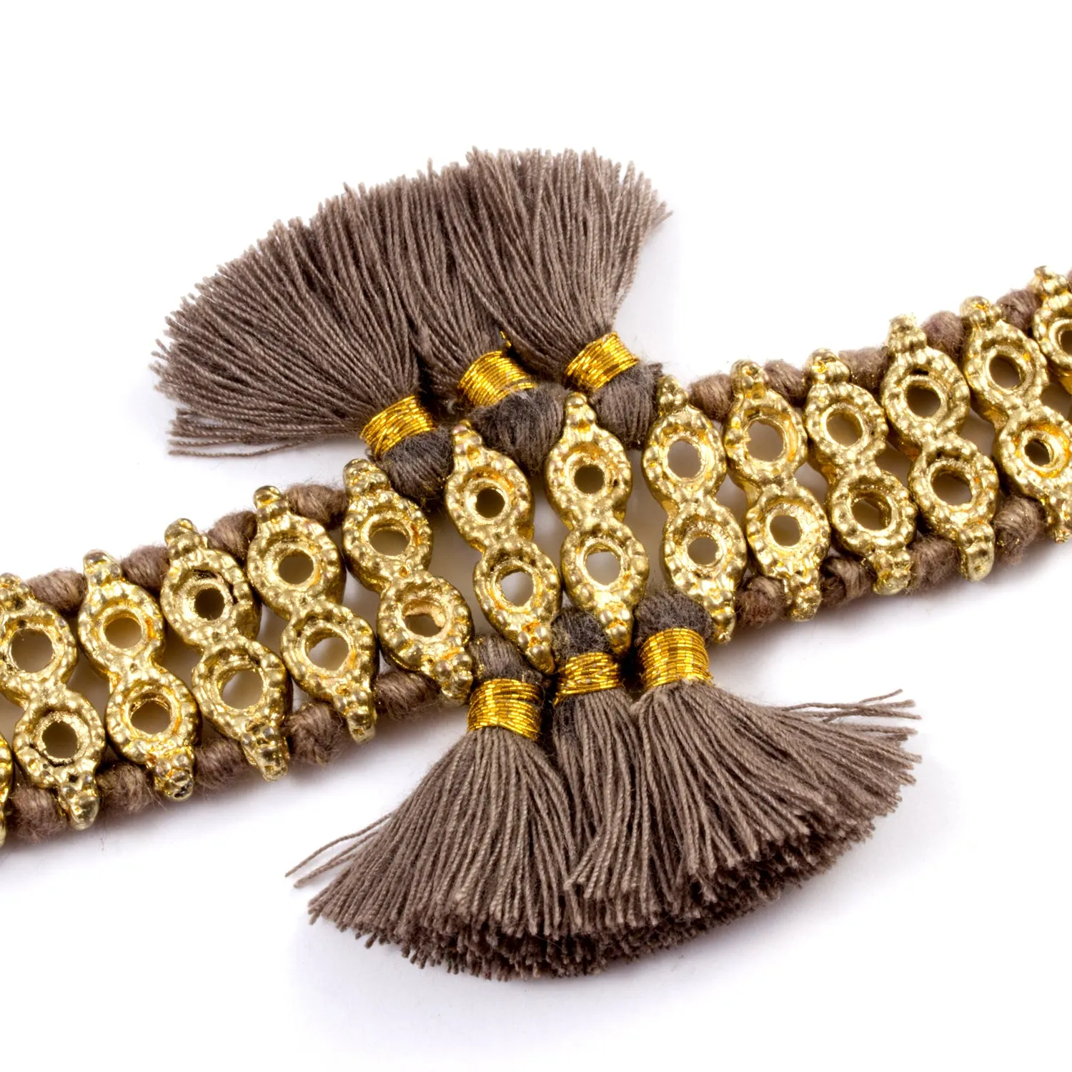 Double Trio Tassel Bracelet - Handmade in Egypt (Two Colors)