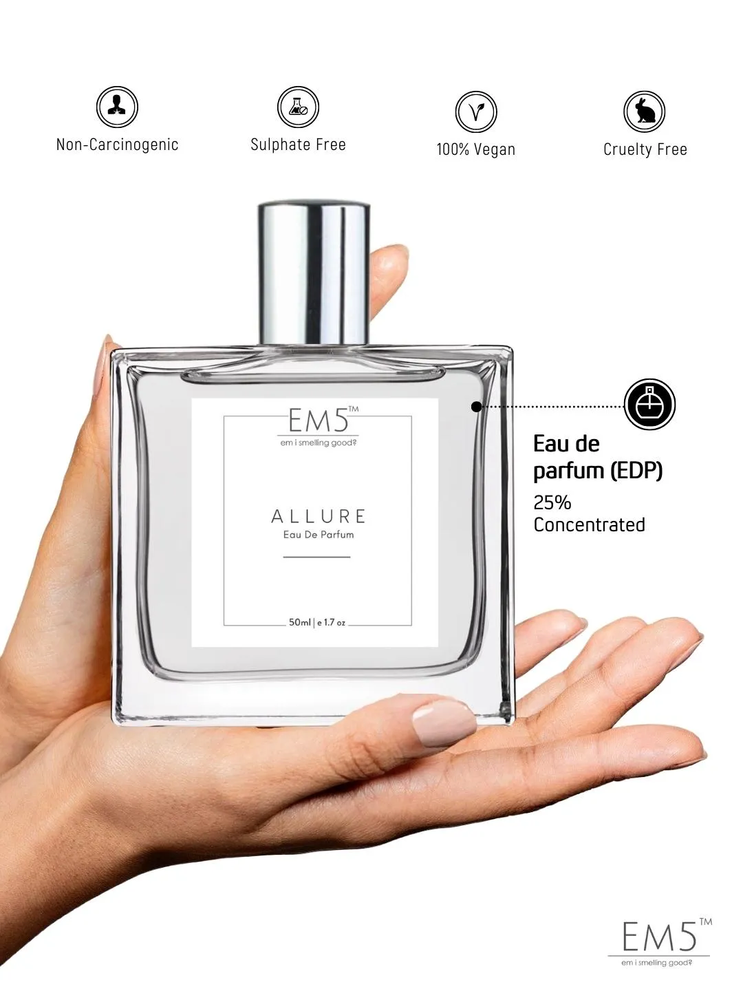 EM5™ G Oud Unisex Perfume EDP Spray for Men & Women | Rose Oud Amber Fragrance Accords | Luxury Gift for Him / Her | Variants Available: 50 ml Spray / 15 ml Spray