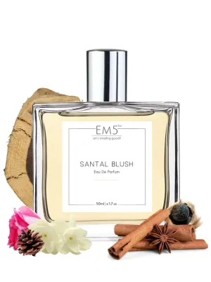 EM5™ Santal Blush Perfume  | Eau De Parfum Spray for Women | Woody Musky Oud Fragrance Accords | Luxury Gift for Her | Sizes Available: 50 ml / 15 ml