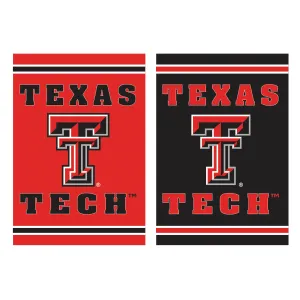 Embossed Suede Flag, GDN Size, Texas Tech University,14es963