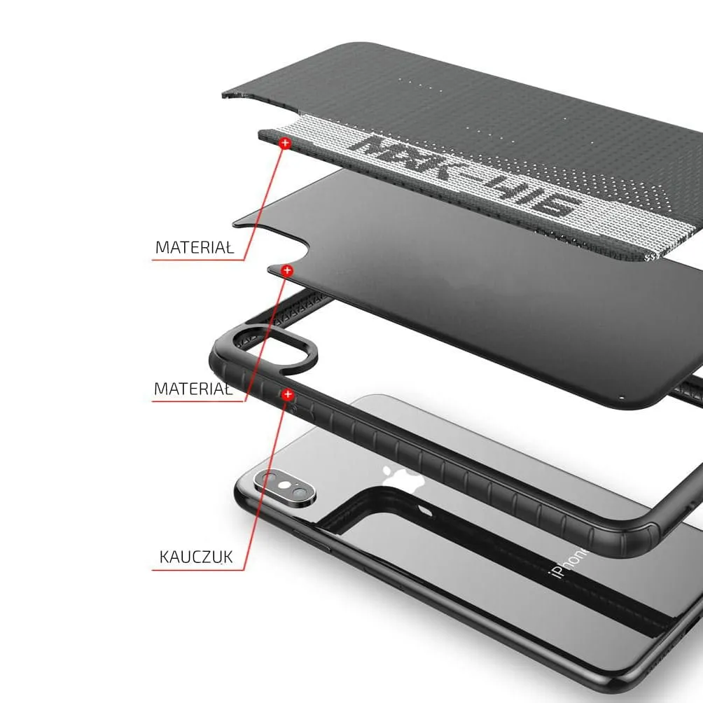 Etui Flexi X-treme Ultra Durable - iPhone XS Max - Szary