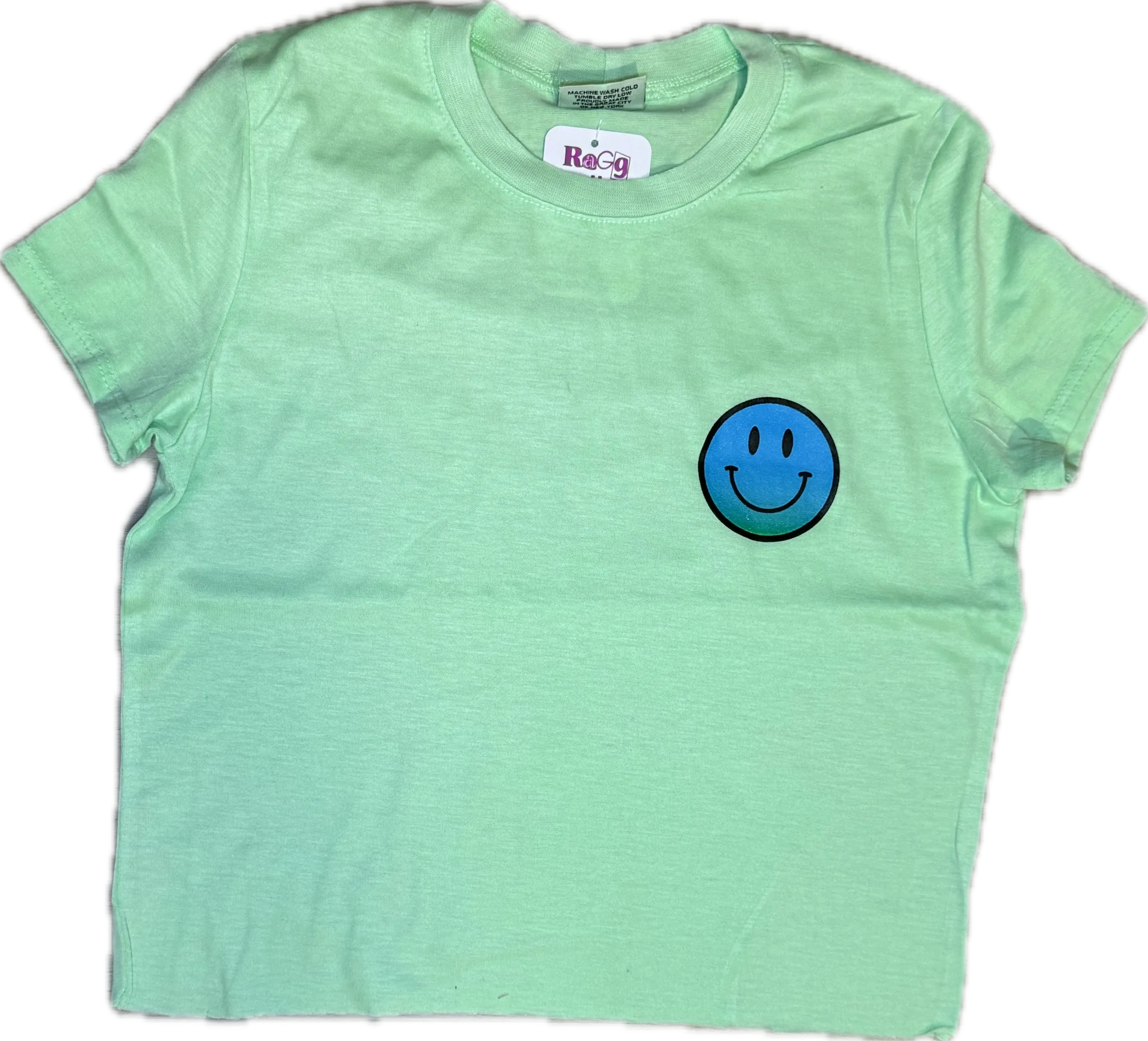 FIREHOUSE- SMILEY FACE T-SHIRT (kiwi)