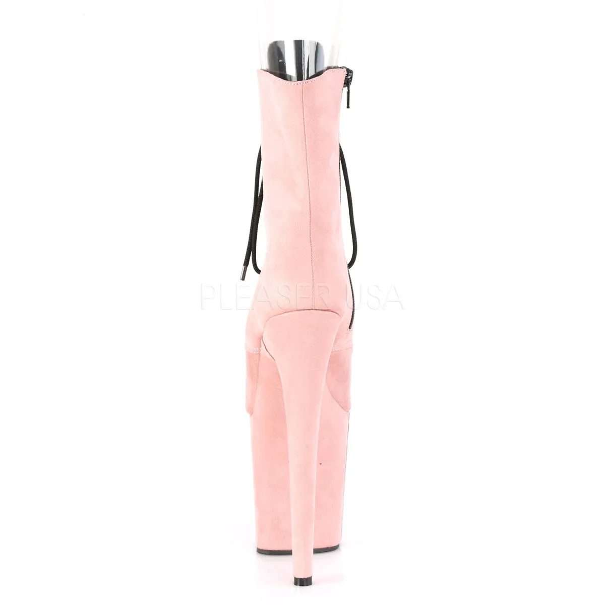 FLAMINGO-1021FS  Baby Pink Faux Suede/Baby Pink Faux Suede