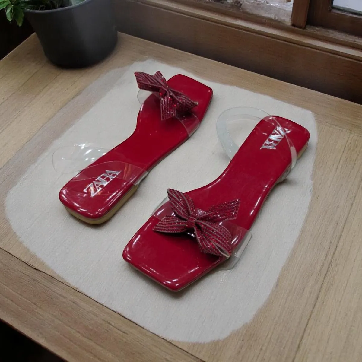 Flat Sandals Red Luxury Designs Sandals