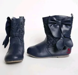GIRL SIZE 8 TODDLER - MEXX Navy Blue Boots EUC B20
