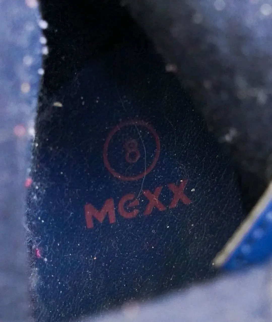 GIRL SIZE 8 TODDLER - MEXX Navy Blue Boots EUC B20