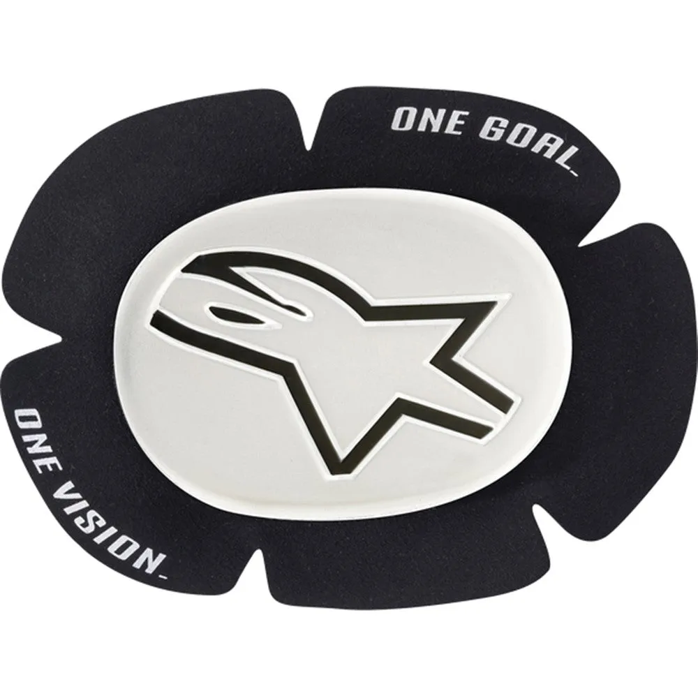 GP Sport Evo Knee Sliders White/Black - One Size