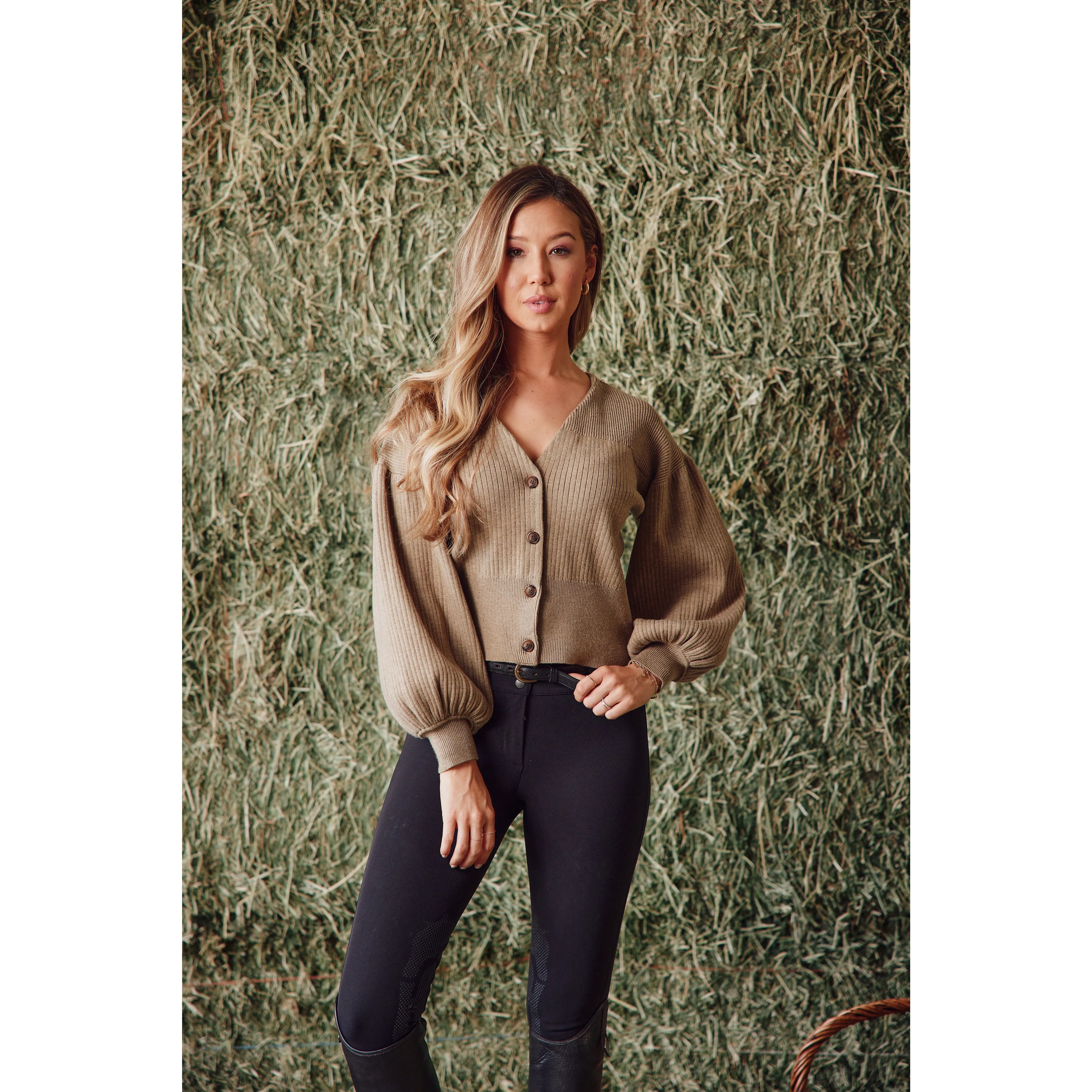 Grace | The Cardigan Sweater | Buckskin