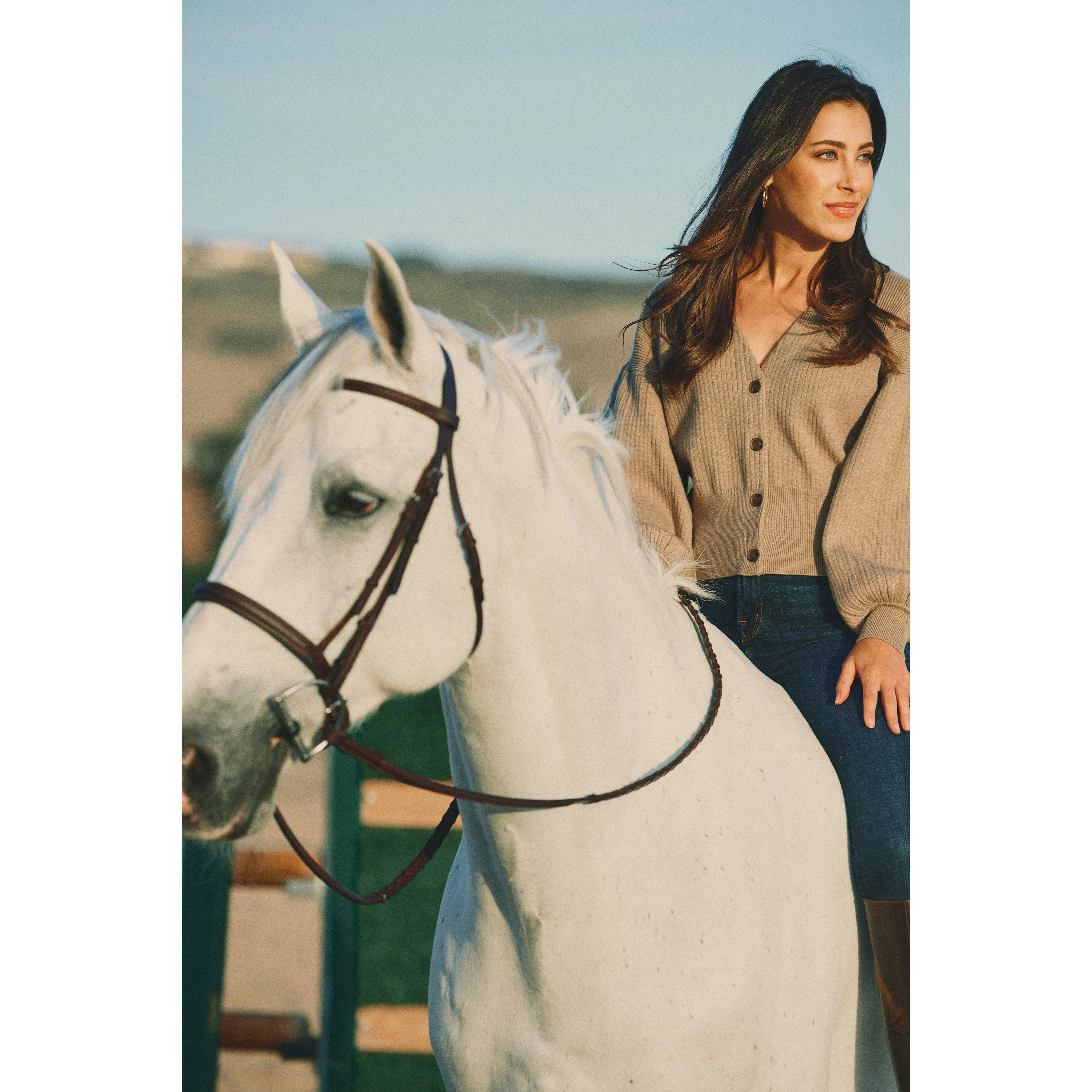 Grace | The Cardigan Sweater | Buckskin