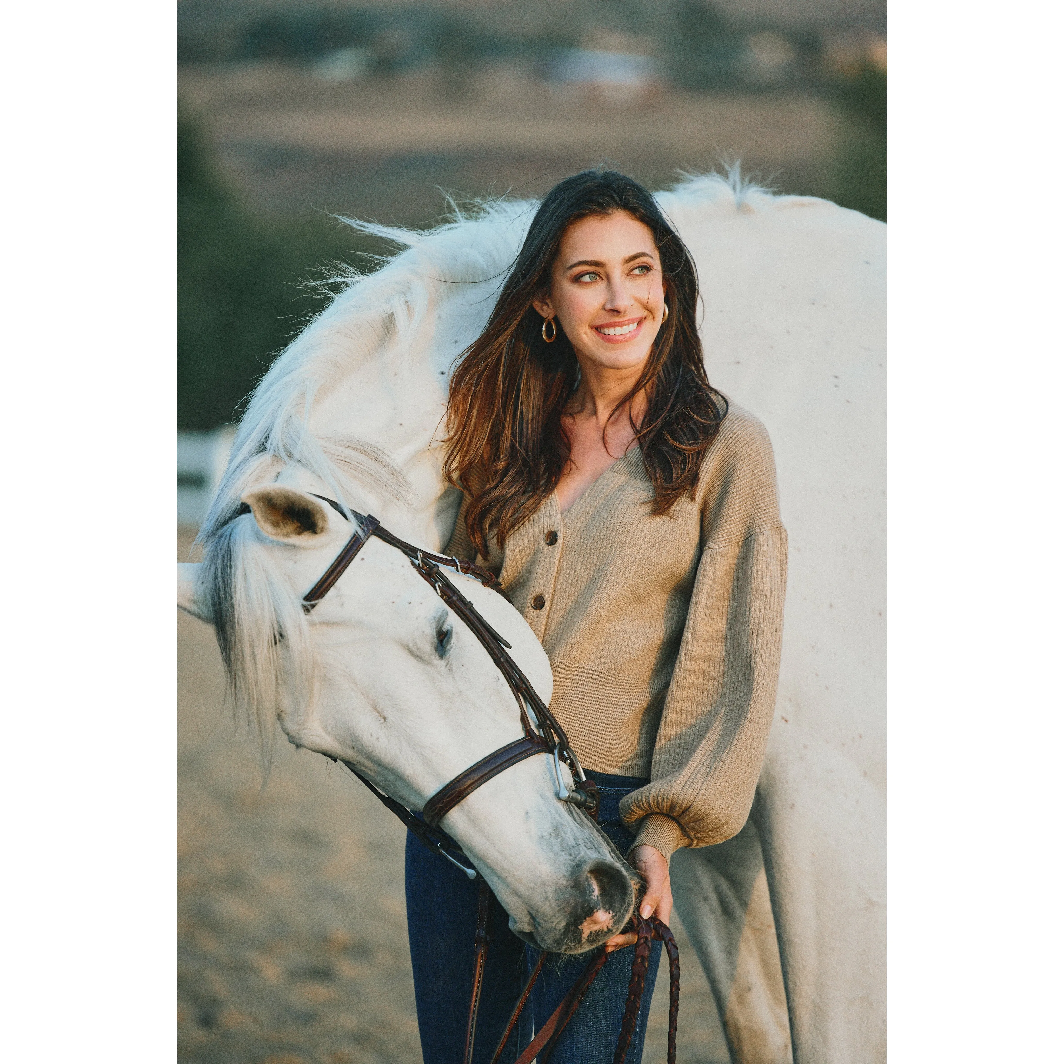 Grace | The Cardigan Sweater | Buckskin