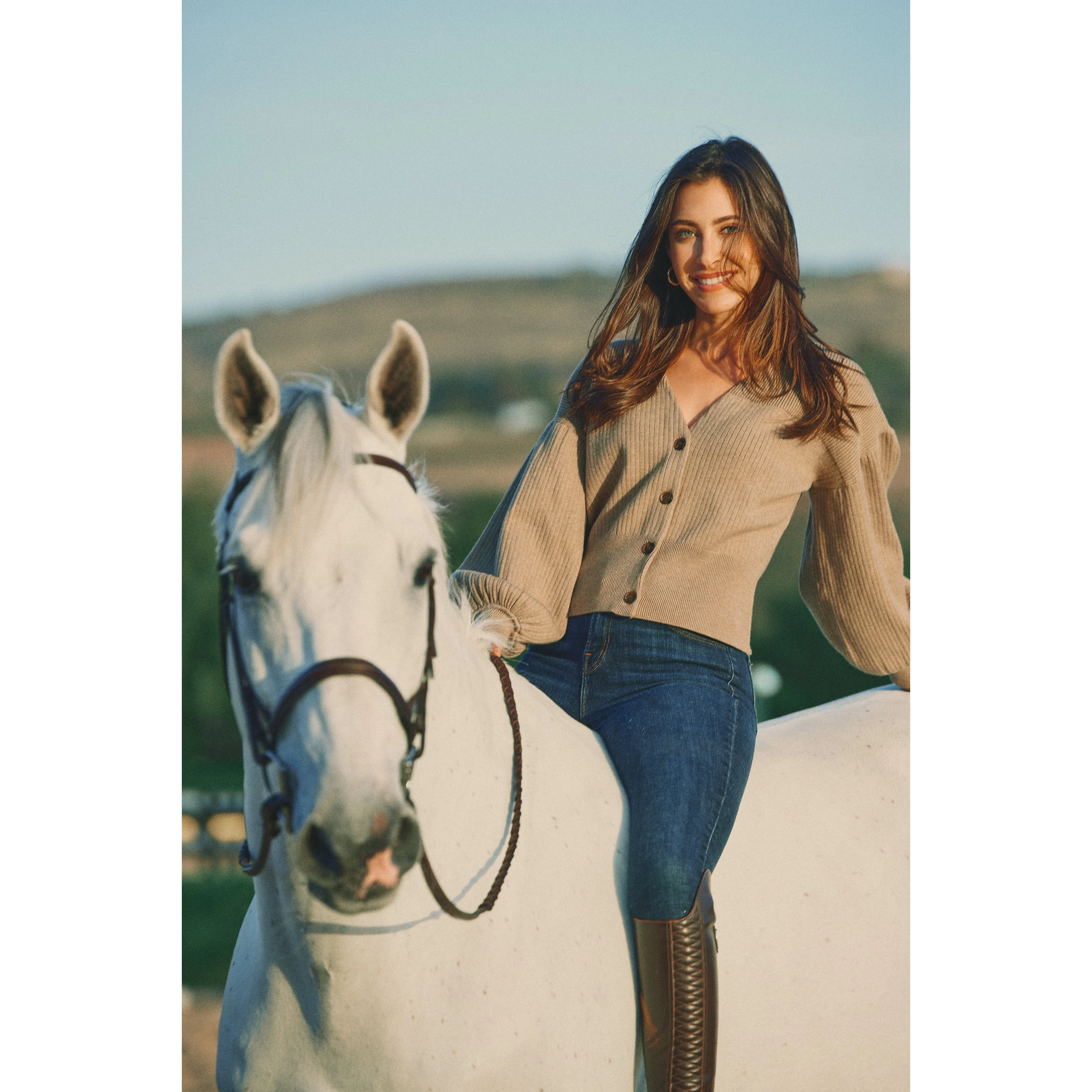 Grace | The Cardigan Sweater | Buckskin