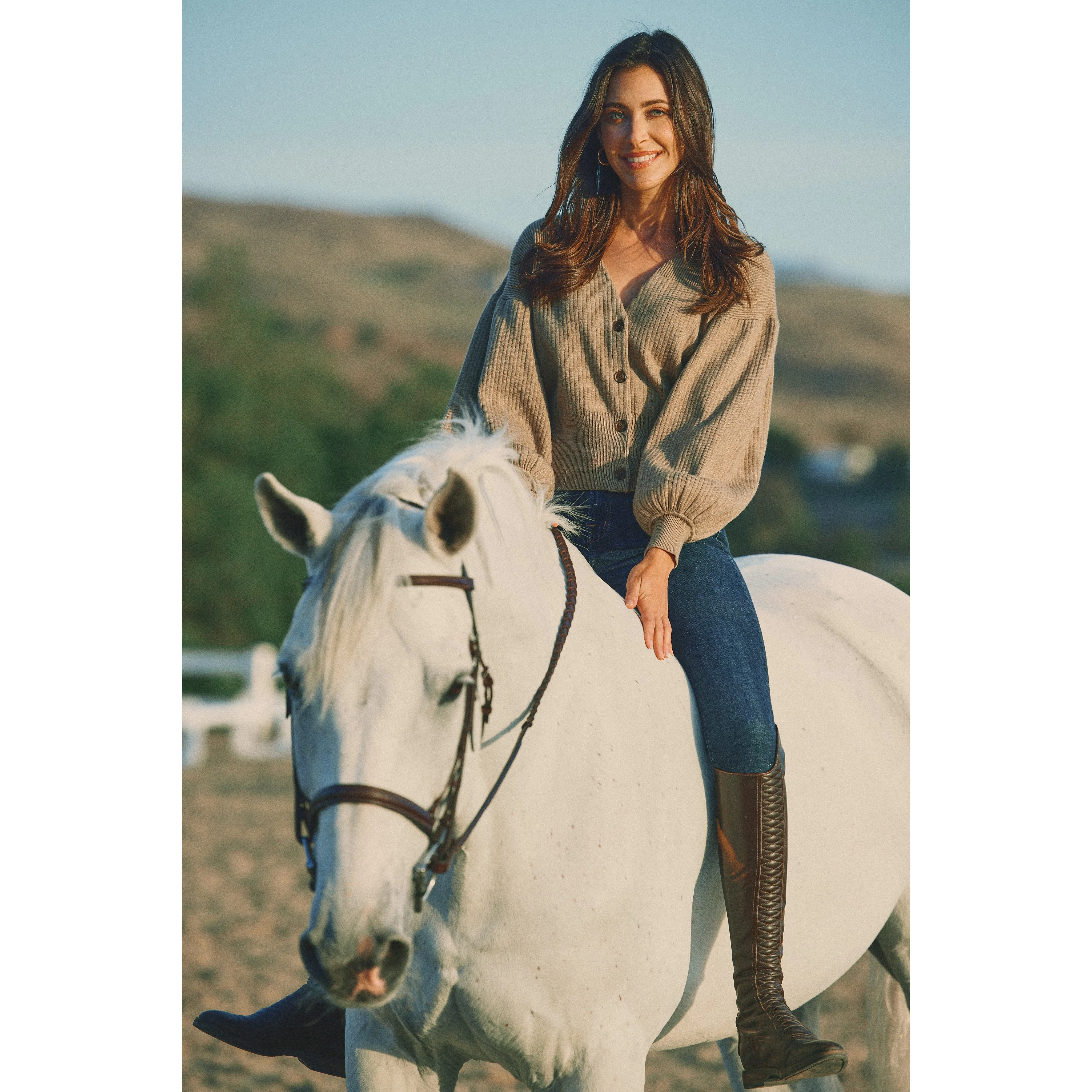Grace | The Cardigan Sweater | Buckskin