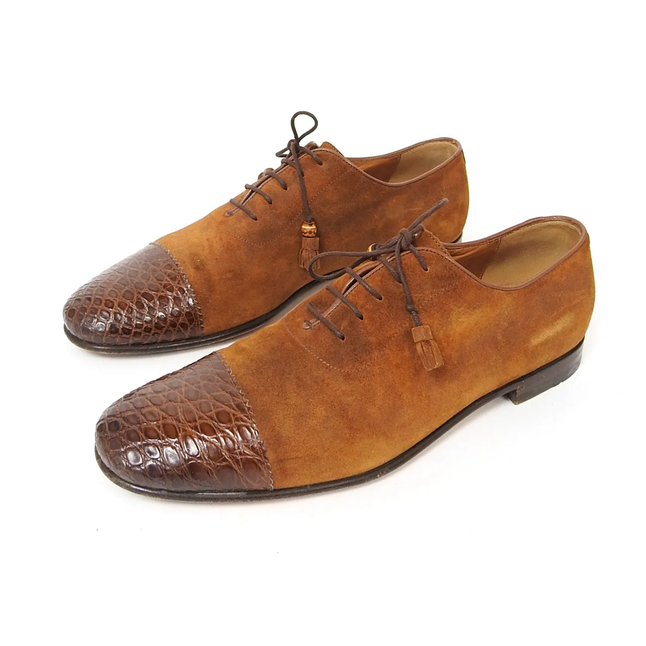 Gucci Croc Toe Oxfords Size 11