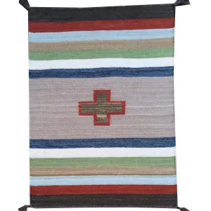 Hand-Woven Fine Southwestern Design Handmade Wool Rug (Size 2.0 X 3.2) Brrsf-1731