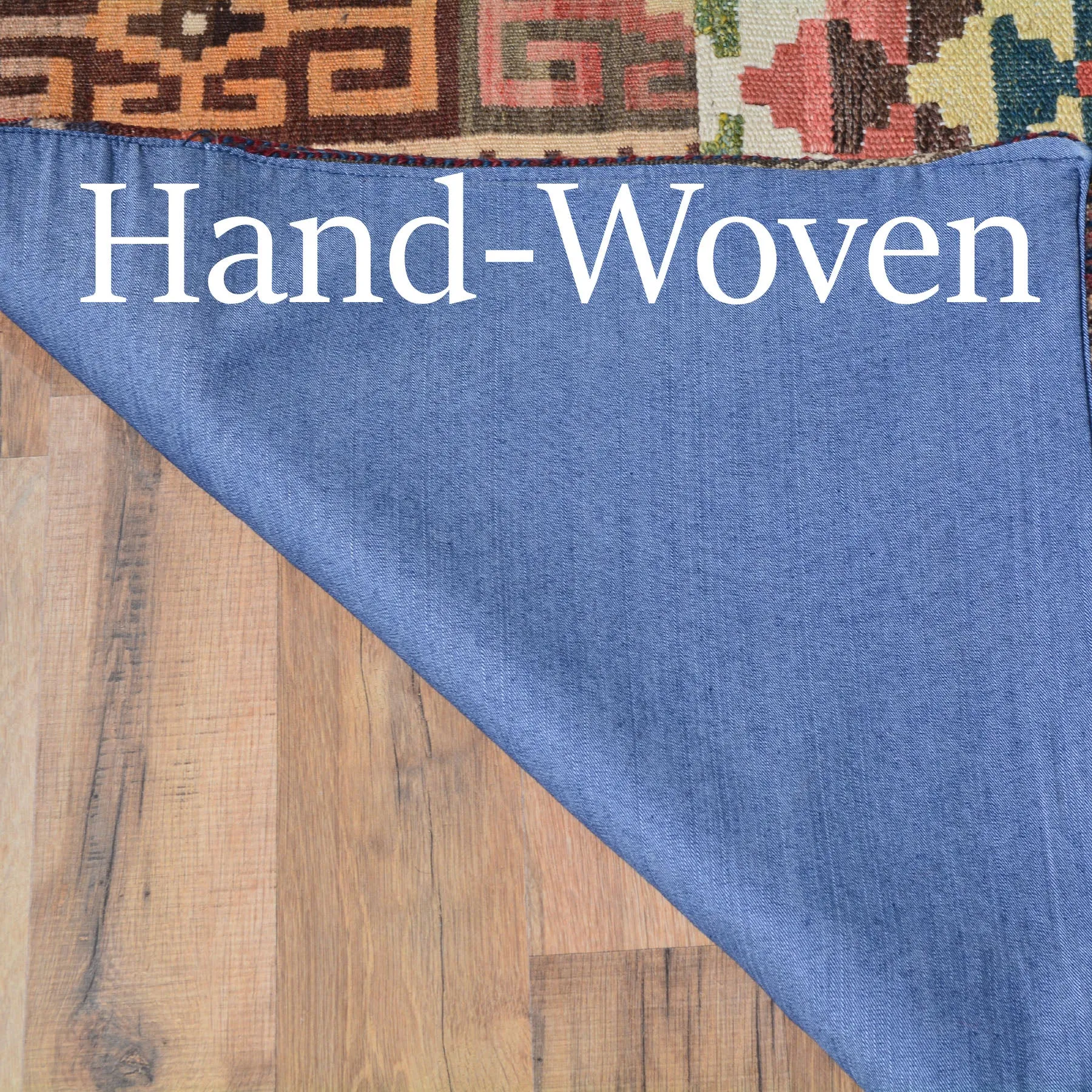 Hand-Woven Kilims Patchwork Handmade Unique Wool Rug (Size 6.8 X 8.0) Brral-4122