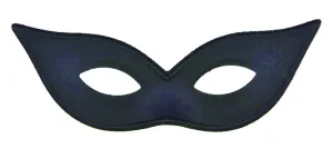 Harlequin Mask Satin Black  Mask