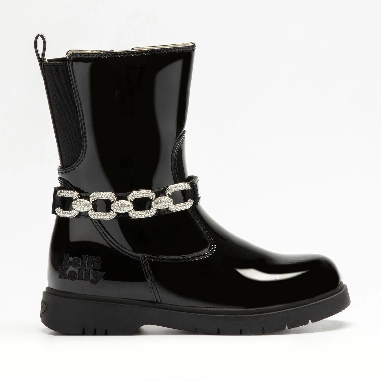 HH3719 Black Mid Boot By Lelli Kelly