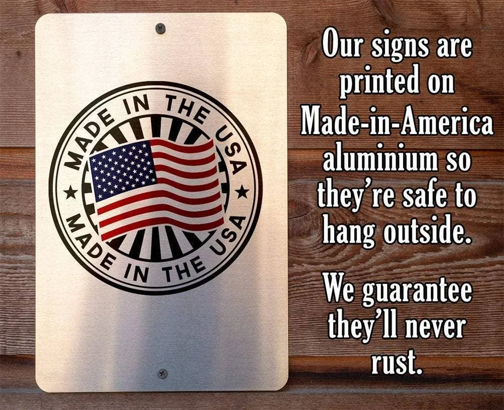 Hippies Use Side Door - Metal Sign
