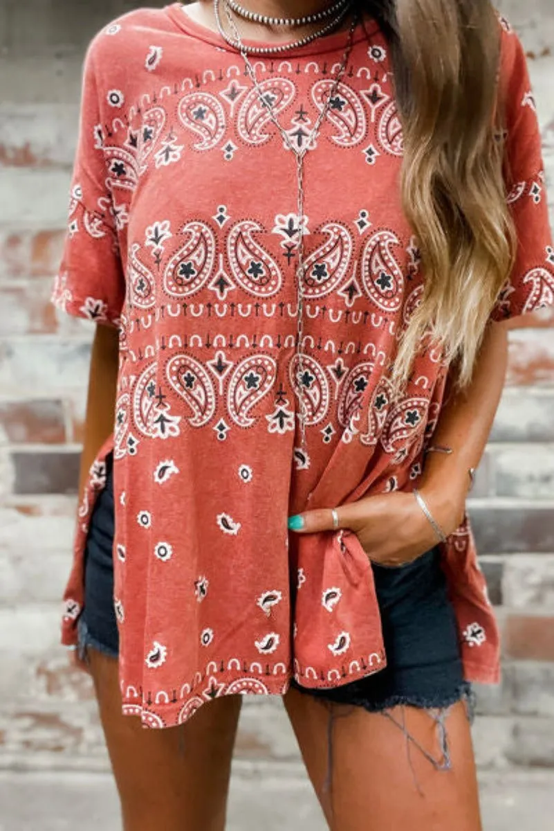 Hoe Down Handkerchief Top