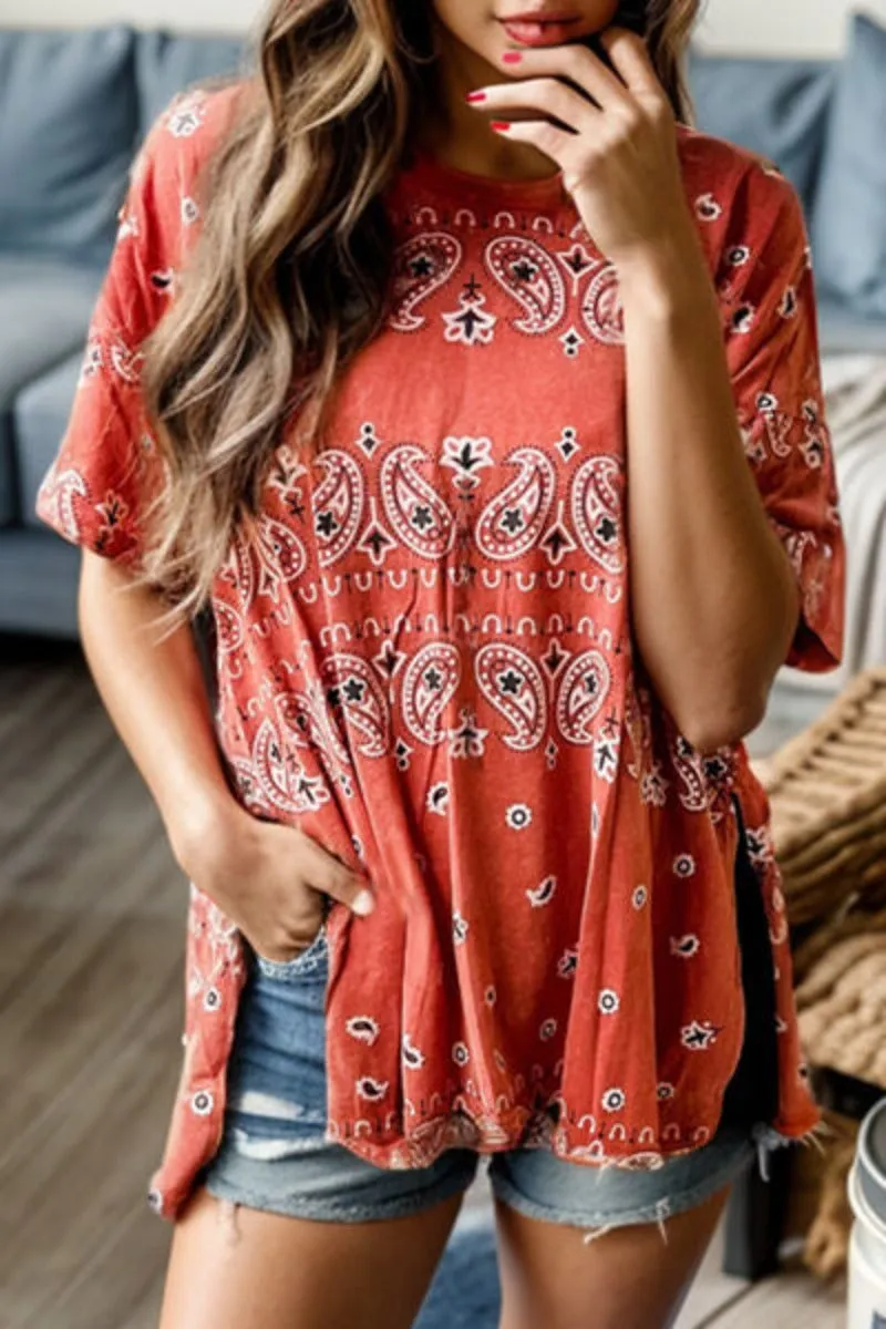 Hoe Down Handkerchief Top