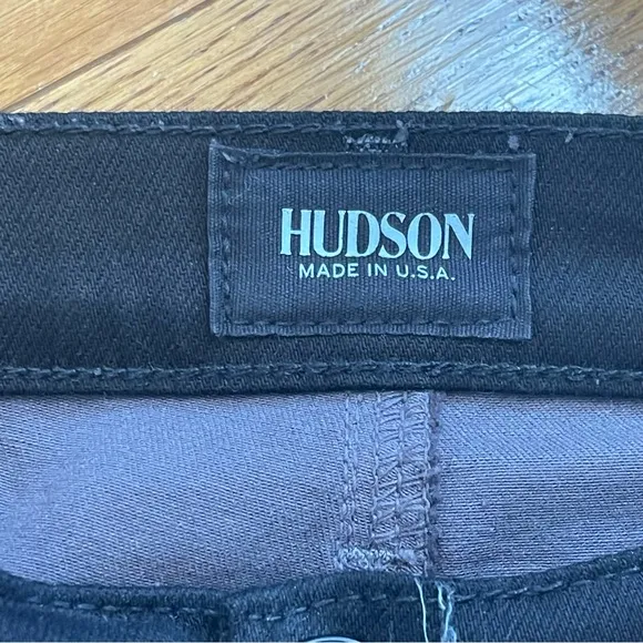 HUDSON JEANS Stylish Gray with Black side stripes Women's Jeans ankle Pants 29