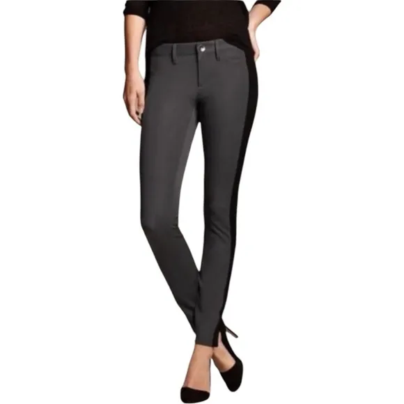 HUDSON JEANS Stylish Gray with Black side stripes Women's Jeans ankle Pants 29