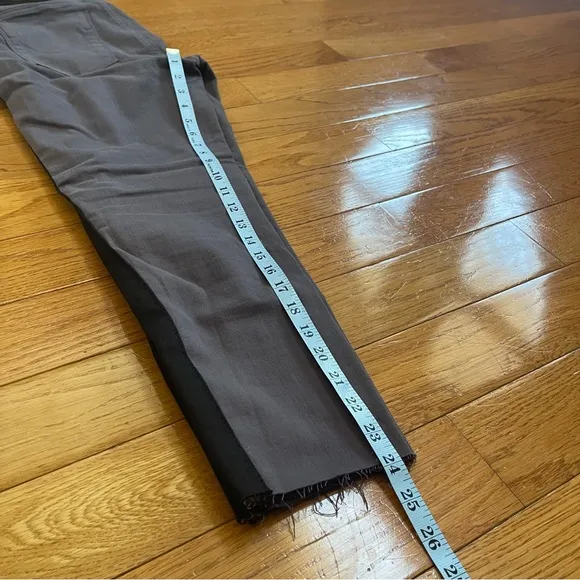 HUDSON JEANS Stylish Gray with Black side stripes Women's Jeans ankle Pants 29