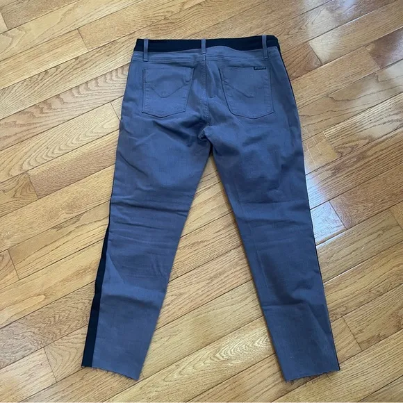 HUDSON JEANS Stylish Gray with Black side stripes Women's Jeans ankle Pants 29