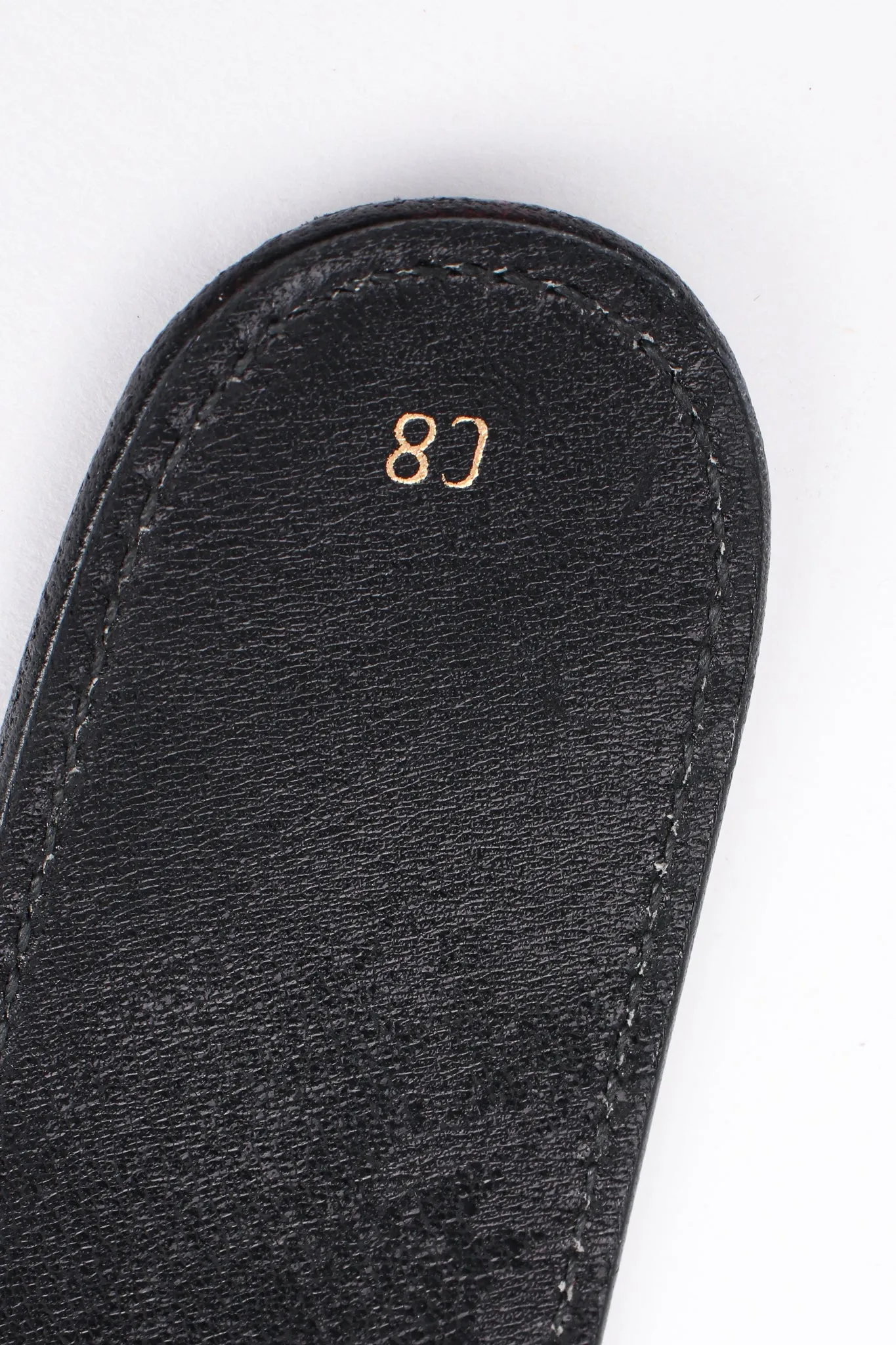 Interlocking GG Logo Suede Belt