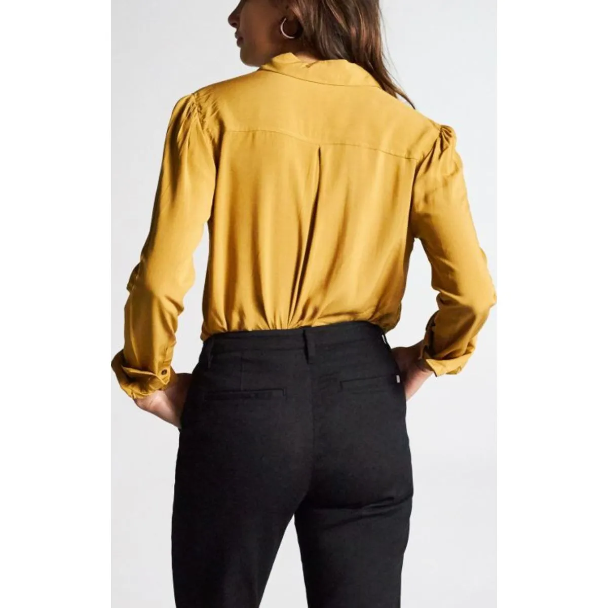 KATE L/S WOVEN - MAIZE