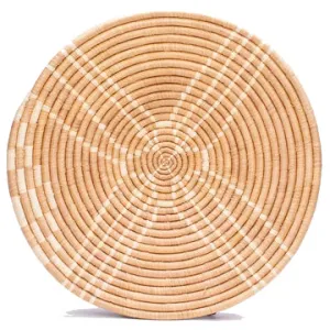 Kazi Tan Sanaa Wall Art Plate - 21”